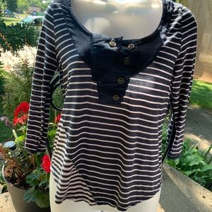 ANTHROPOLOGIE Pilcro and the Letterpress Striped Shirt US Size S GUC